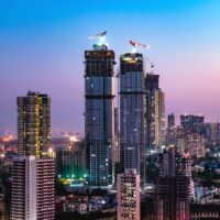 Mumbai skyline- Wadala, Sewri, Lalbaug
